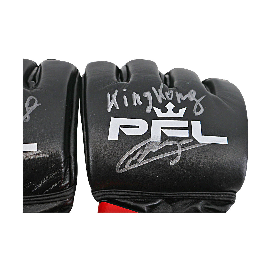 Alexander Romanov Autographed Signed 2025 PFL World Tournament 4 Pair of Fight Worn Gloves (PFL LOA)
