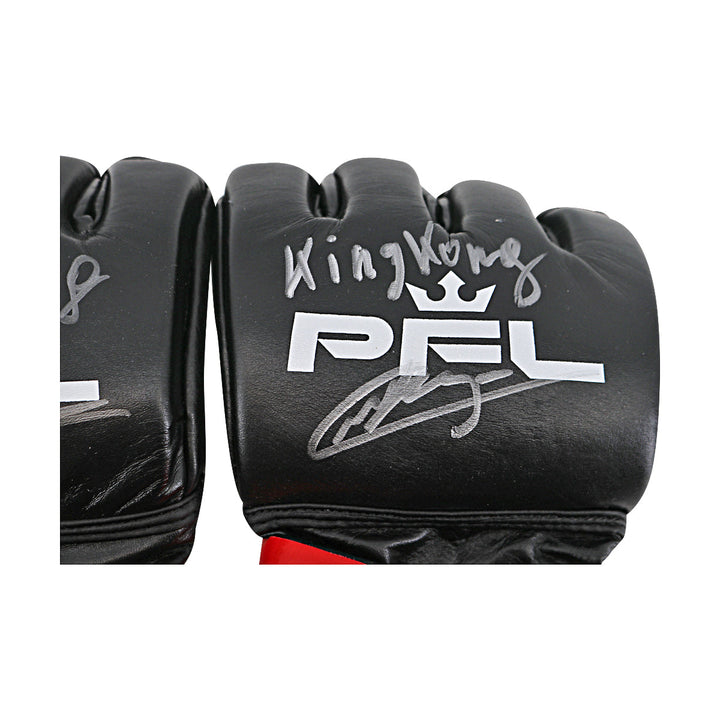 Alexander Romanov Autographed Signed 2025 PFL World Tournament 4 Pair of Fight Worn Gloves (PFL LOA)