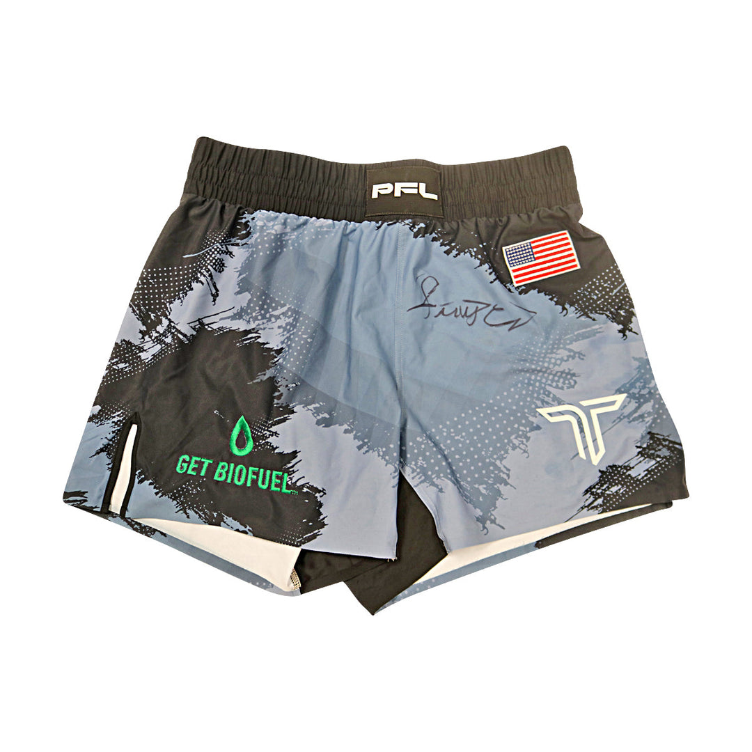 Sullivan Cauley Autographed Signed 2025 PFL World Tournament 4 Pair of Fight Worn Shorts (PFL LOA)