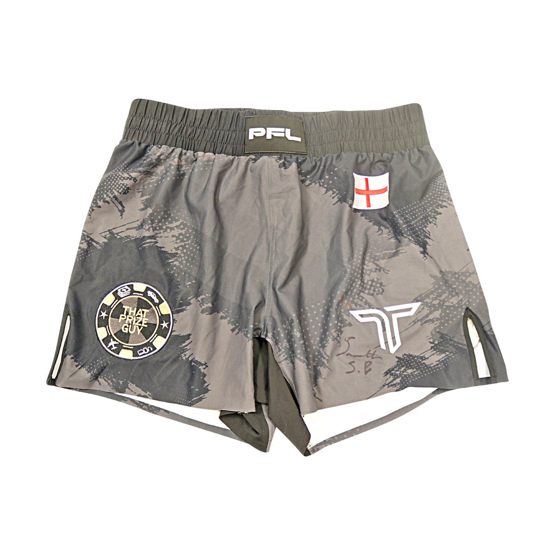 Simeon Powell Autographed Signed 2025 PFL World Tournament 4 Pair of Fight Worn Shorts (PFL LOA)