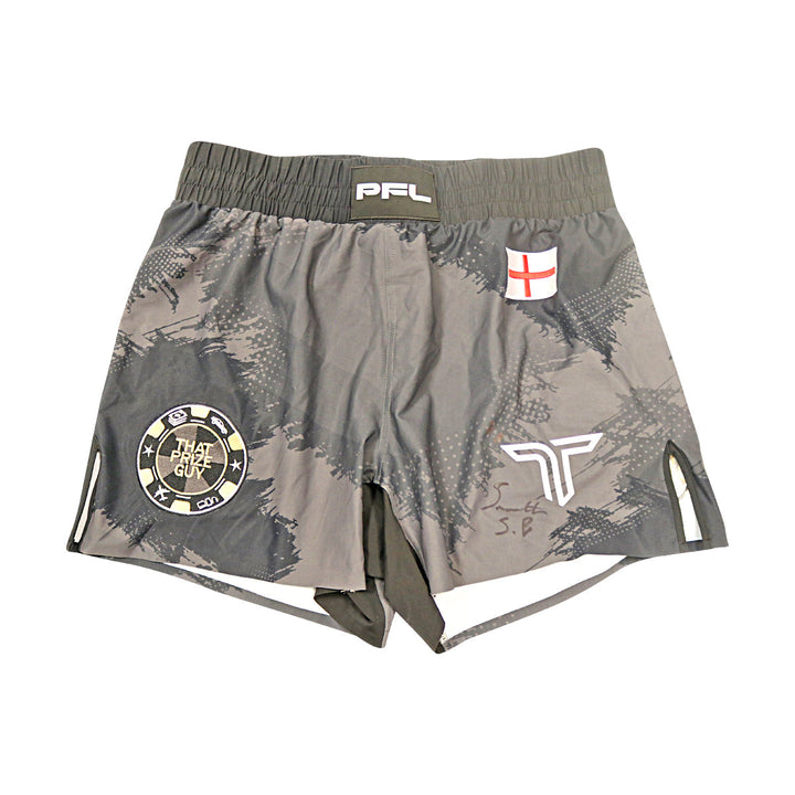 Simeon Powell Autographed Signed 2025 PFL World Tournament 4 Pair of Fight Worn Shorts (PFL LOA)