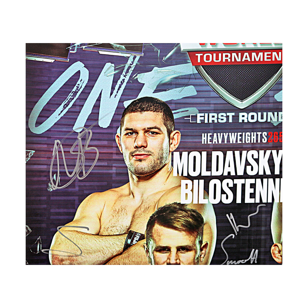 PFL World Tournament 4 - Orlando 5/1/25 Multi Autographed Signed 24"x36" Event Poster  (PFL LOA)