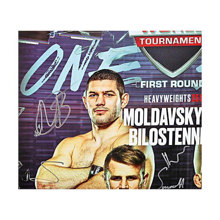PFL World Tournament 4 - Orlando 5/1/25 Multi Autographed Signed 24"x36" Event Poster  (PFL LOA)