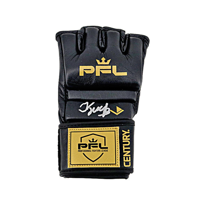 Khurshed Kakhorov Autographed Authentic PFL Model Black and Gold Fight Glove (PFL LOA)