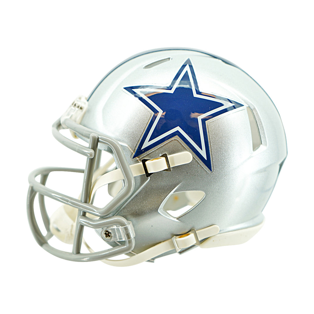 Dak Prescott Dallas Cowboys Autographed Riddell Mini Helmet Beckett Holo Only
