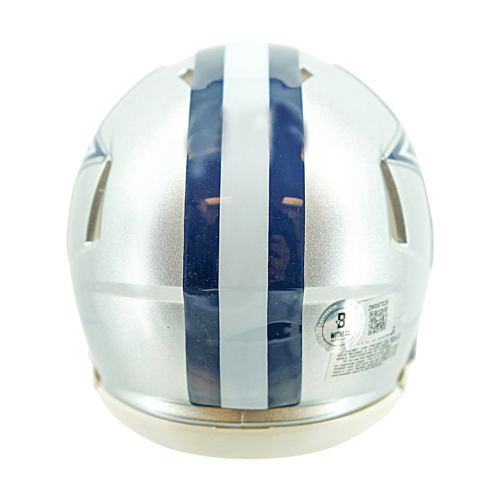 Dak Prescott Dallas Cowboys Autographed Riddell Mini Helmet Beckett Holo Only