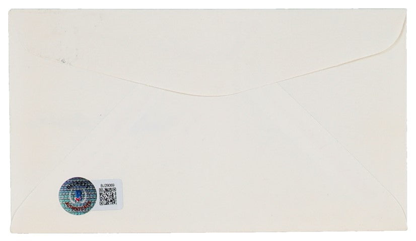 Phil Niekro New York Yankees and Hall of Famer Signed 1984 3,000th Career Strikeout FDC Envelope (Beckett)-