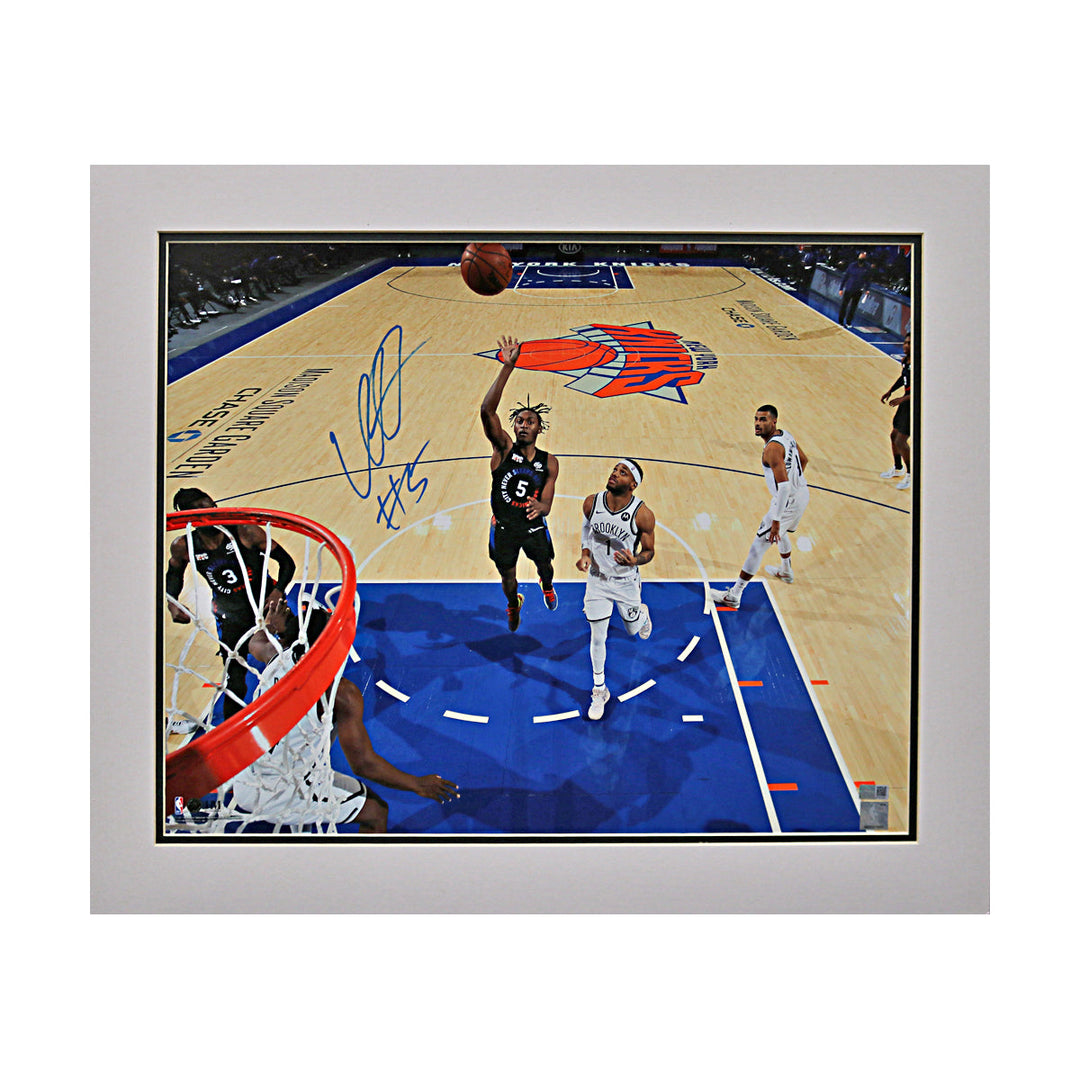Immanuel Quickley Knicks Raptors Autographed Signed Matted 16x20 Photograph (CX Auth)