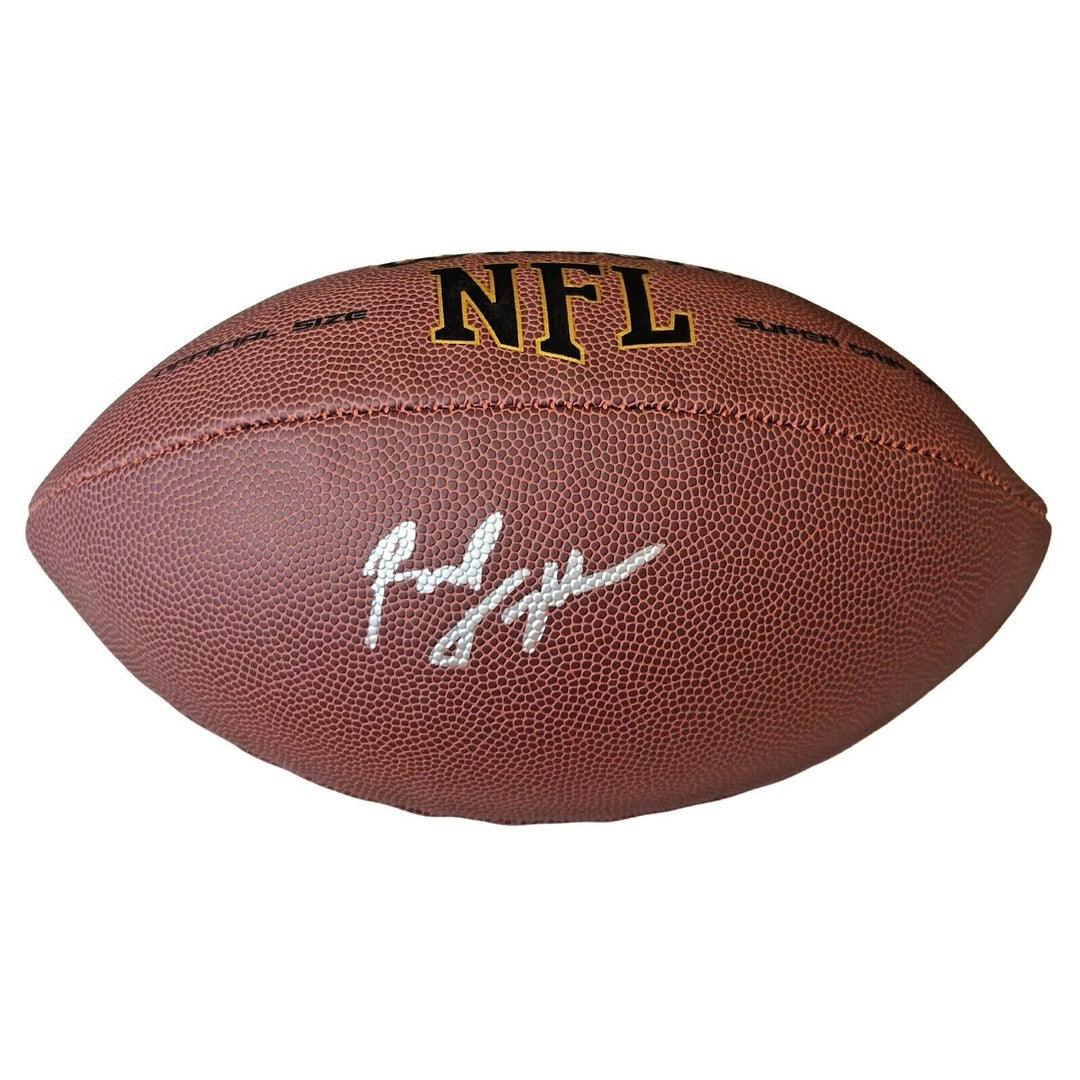 Paul Tagliabue NFL Commissioner Signed Wilson Football Beckett Authentic Auto COA Proof