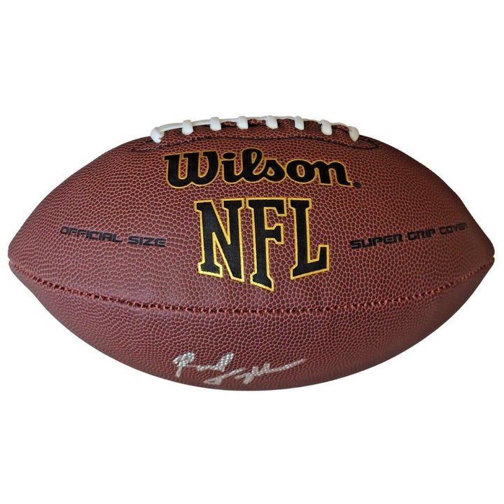 Paul Tagliabue NFL Commissioner Signed Wilson Football Beckett Authentic Auto COA Proof