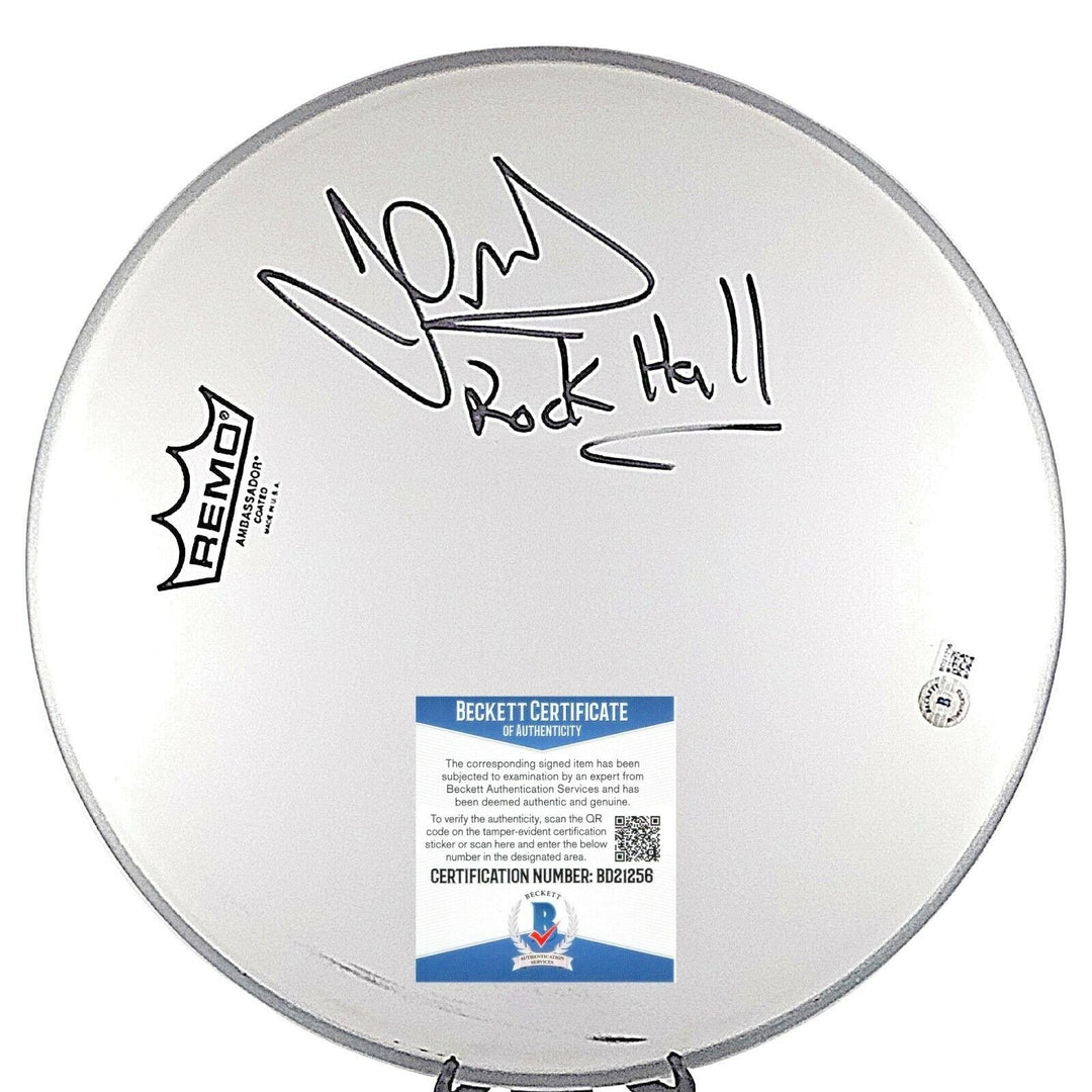 DJ Yella NWA Signed Drumhead 'Rock Hall' HOF Inscription Beckett Authentic Rap Hip Hop