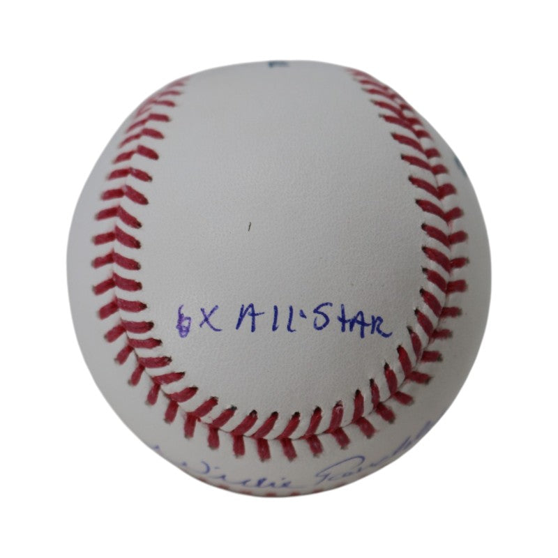 Willie Randolph New York Yankees Autographed Inscribed 6x All Star MLB Baseball CX Auth