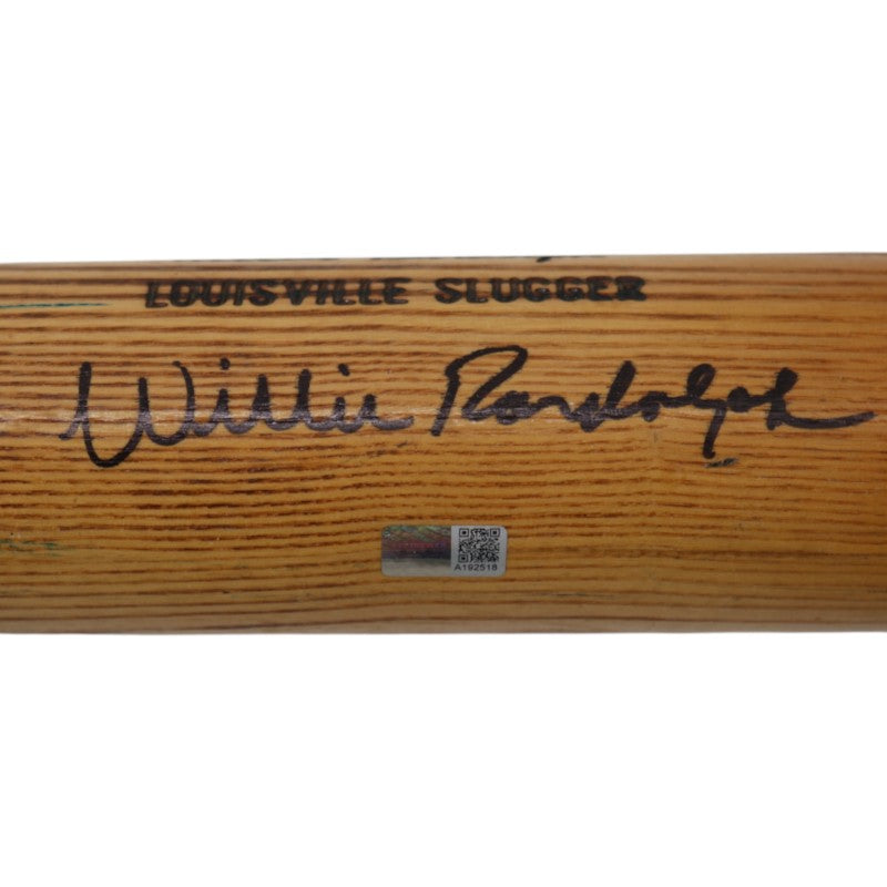 Willie Randolph New York Mets Autographed Game Used Louisville Slugger K44 Ash Bat Randolph CX LOA
