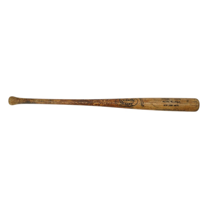 Willie Randolph New York Mets Autographed Game Used Louisville Slugger H176 Ash Bat Randolph CX LOA