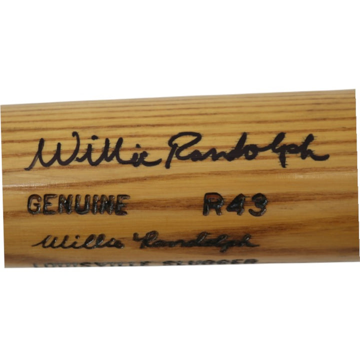 Willie Randolph New York Yankees Autographed Game Used Louisville Slugger R43 Ash Bat Randolph CX LOA
