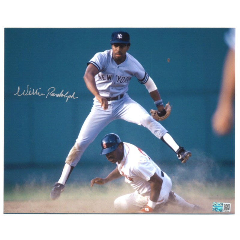 Willie Randolph New York Yankees Autographed 8x10 Photograph CX Auth