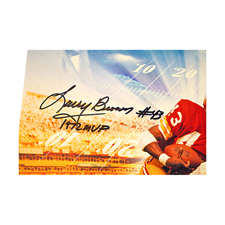 Theismann Brown Moseley Washington Redskins Multi Signed 16x20 Photo JSA COA