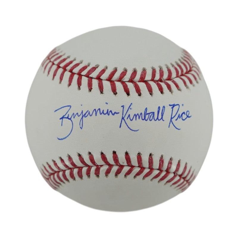 Ben Rice New York Yankees Autographed Signed Inscribed Full Name OMLB Baseball (CX Auth)