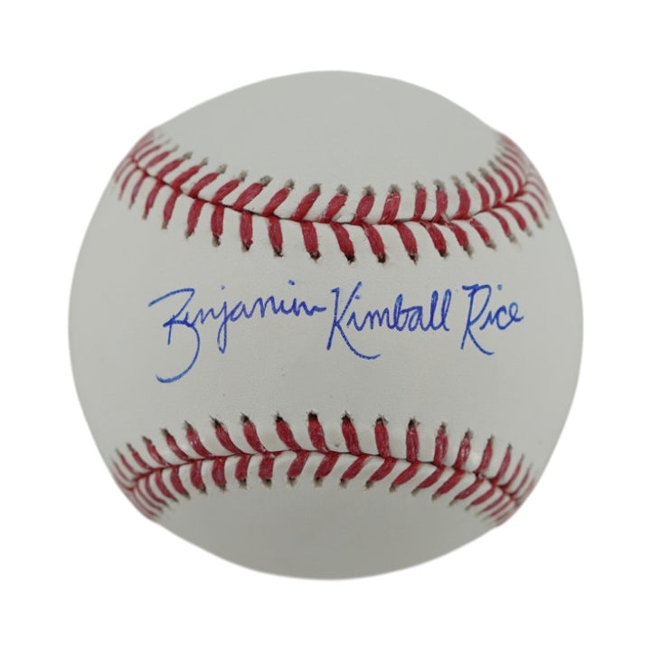 Ben Rice New York Yankees Autographed Signed Inscribed Full Name OMLB Baseball (CX Auth)