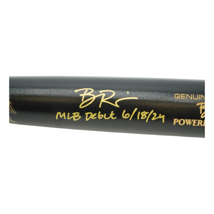 Ben Rice Yankees Autographed Inscribed MLB Debut Louisville Slugger M301 Pro Model Bat CX Auth