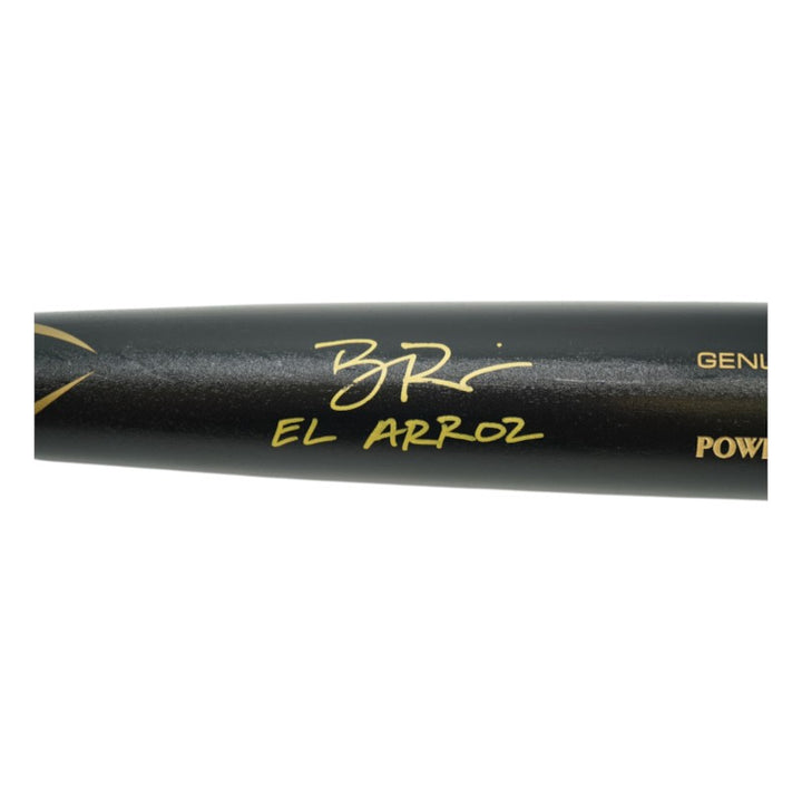 Ben Rice Yankees Autographed Inscribed El Arroz Louisville Slugger M301 Pro Model Bat CX Auth