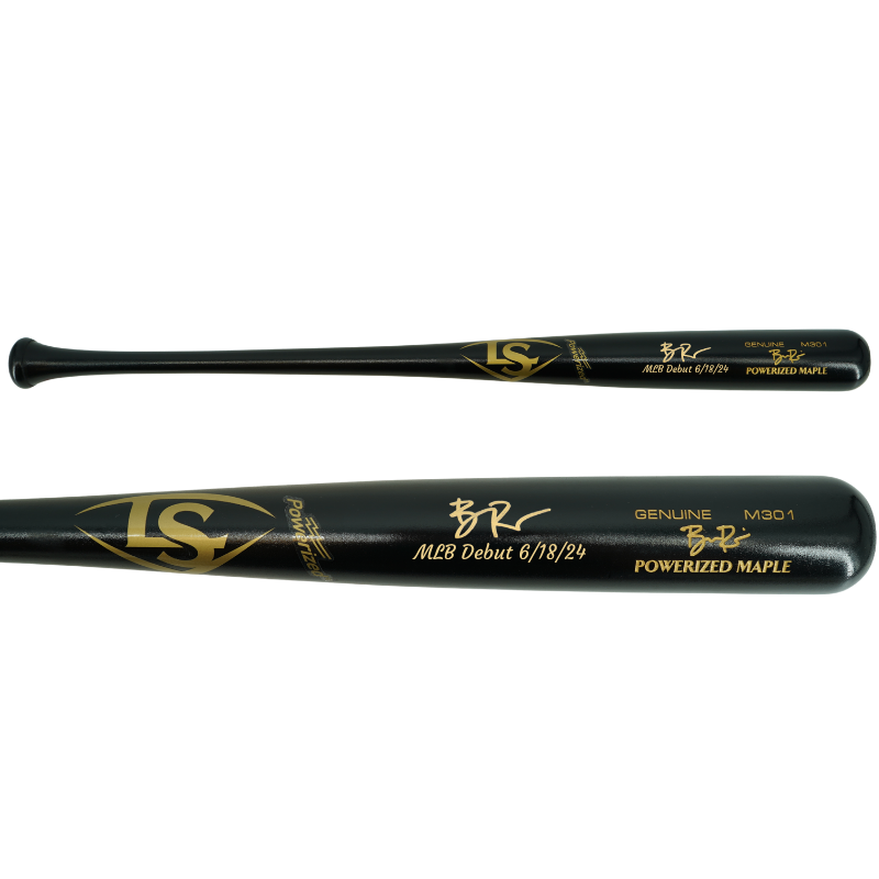 Ben Rice Yankees Autographed Inscribed MLB Debut Louisville Slugger M301 Pro Model Bat CX Auth - Preorder
