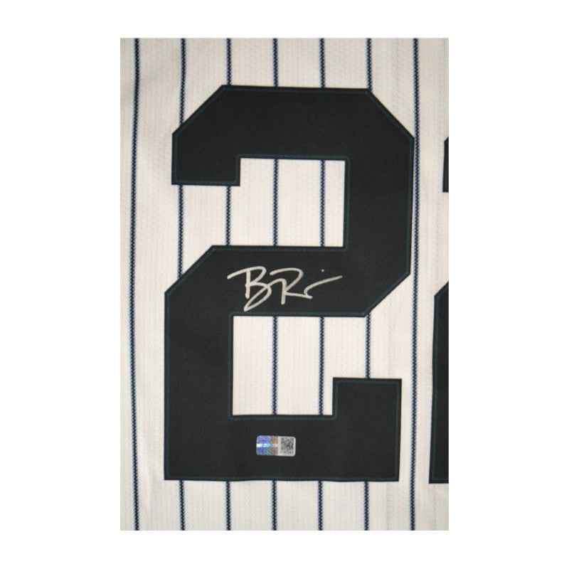Ben Rice New York Yankees Autographed Inscribed MLB Debut Nike Pinstripe Replica Jersey (CX Auth)
