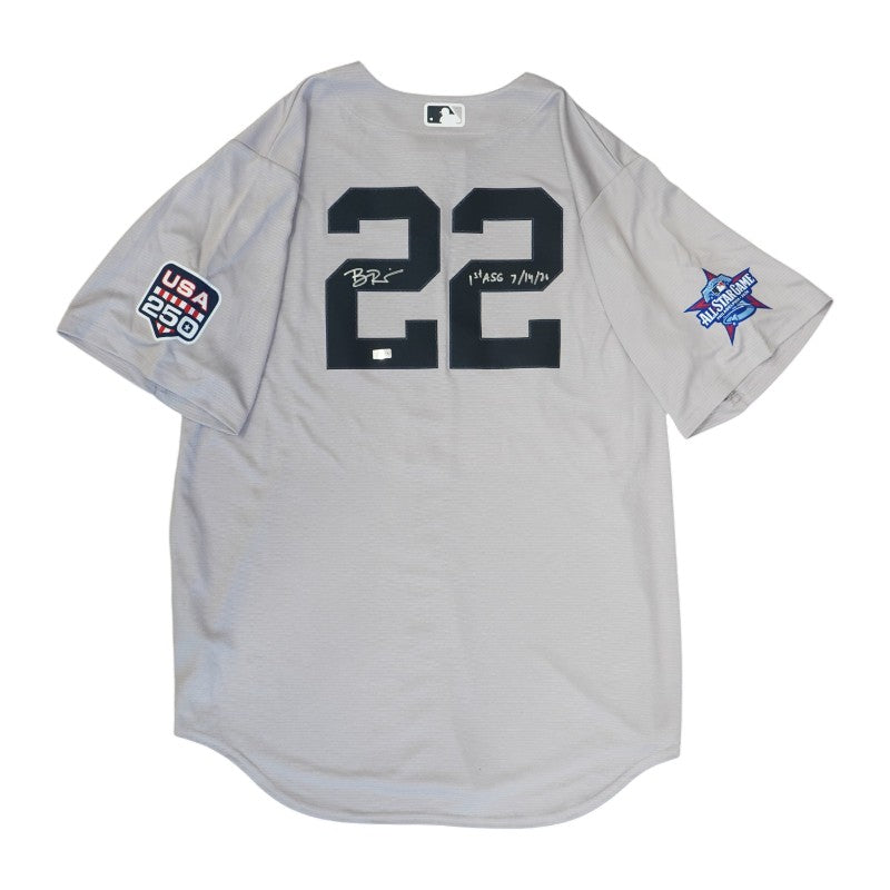 Ben Rice New York Yankees Autographed Inscribed 1st ASG All Star Game Nike Jersey LE /22 (CX Auth)