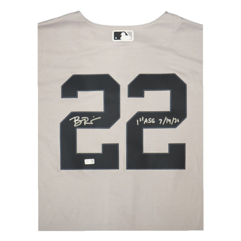 Ben Rice New York Yankees Autographed Inscribed 1st ASG All Star Game Nike Jersey LE /22 (CX Auth)