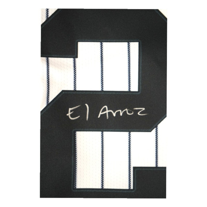 Ben Rice New York Yankees Autographed Inscribed El Arroz Nike Pinstripe Replica Jersey (CX Auth)