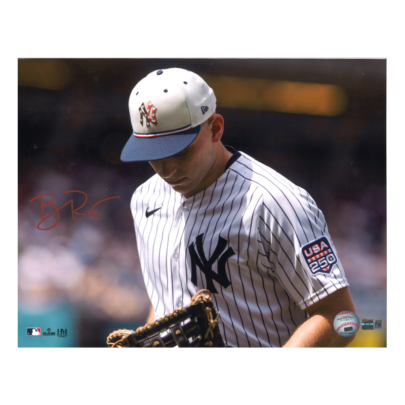 Ben Rice New York Yankees Autographed 4th of July 11x14 Photo CX Auth