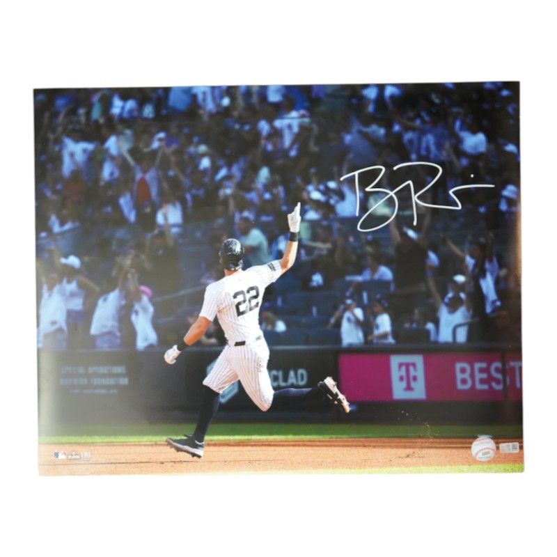 Ben Rice New York Yankees Autographed Arm Up 16x20 Photo CX Auth