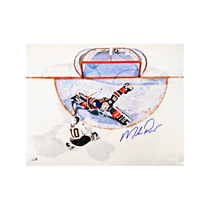 Mike Richter New York Rangers 1994 Stanley Cup Save vs. Bure 16x20 Photo (CX Auth)