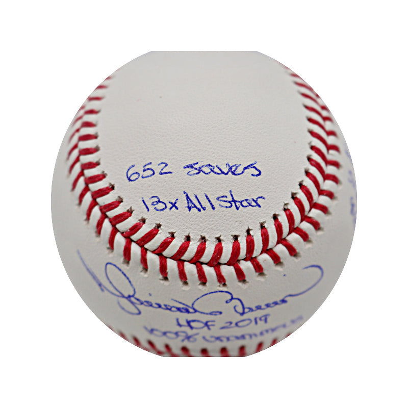 Mariano Rivera New York Yankees Autographed Signed 11 Inscription OMLB Baseball (CX Auth)