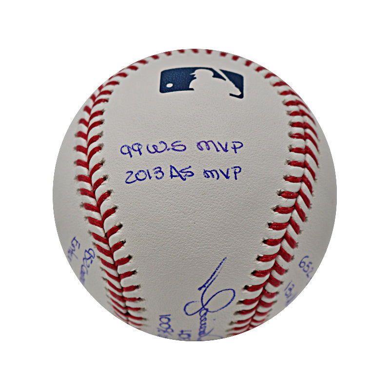 Mariano Rivera New York Yankees Autographed Signed 11 Inscription OMLB Baseball (CX Auth)