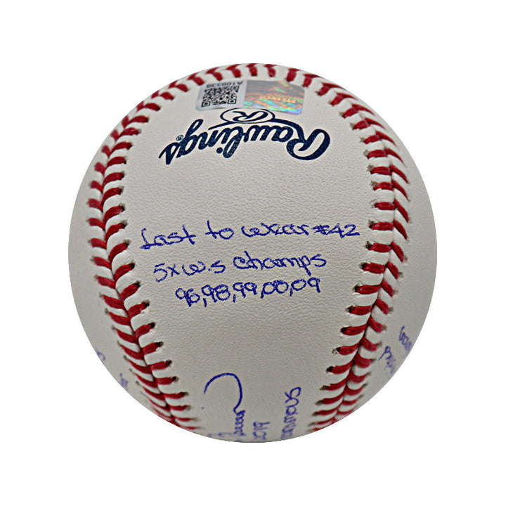 Mariano Rivera New York Yankees Autographed Signed 11 Inscription OMLB Baseball (CX Auth)