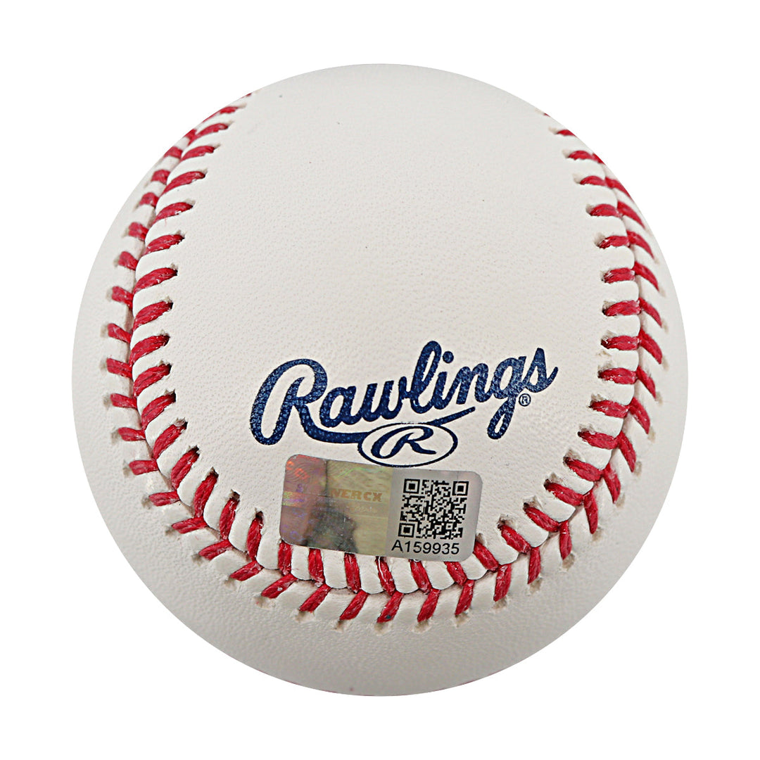 Mariano Rivera New York Yankees Autographed Signed Hall of Fame Logo Baseball (CX Auth)