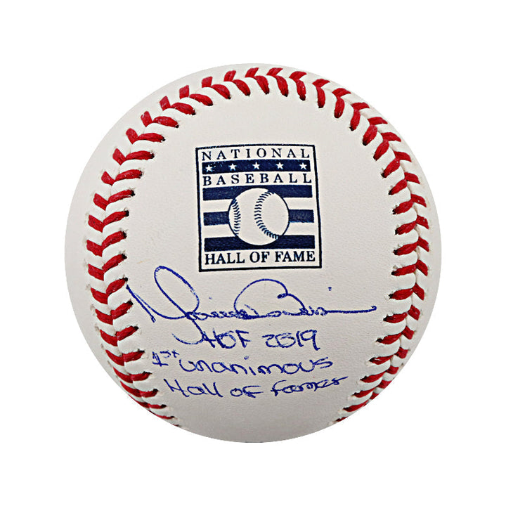 Mariano Rivera New York Yankees Autographed Signed and Inscribed Hall of Fame Logo Baseball (CX Auth)