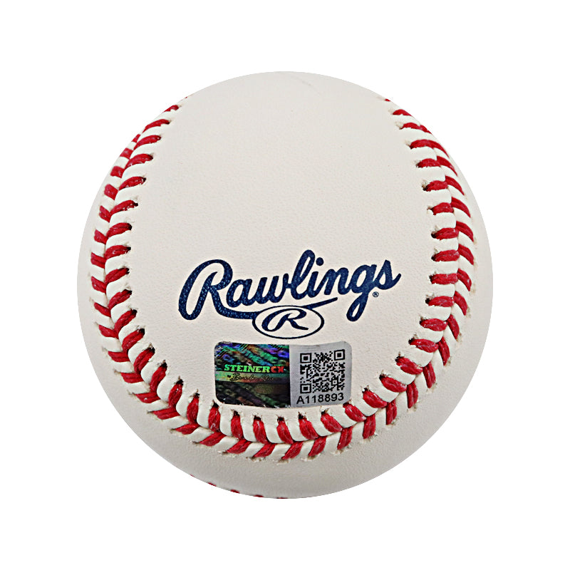Mariano Rivera New York Yankees Autographed Signed and Inscribed Hall of Fame Logo Baseball (CX Auth)
