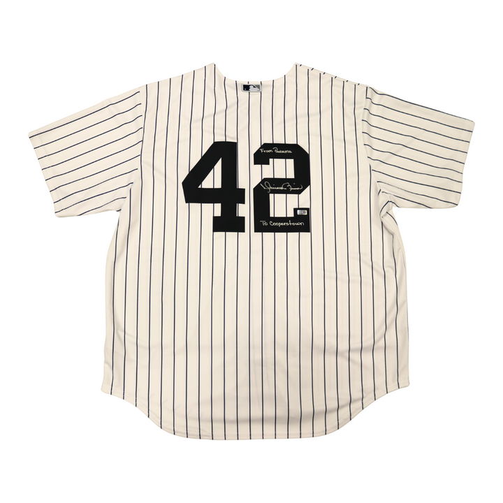 Mariano Rivera New York Yankees Autographed Signed Inscribed Panama to Cooperstown Nike Replica Jersey (CX Auth)