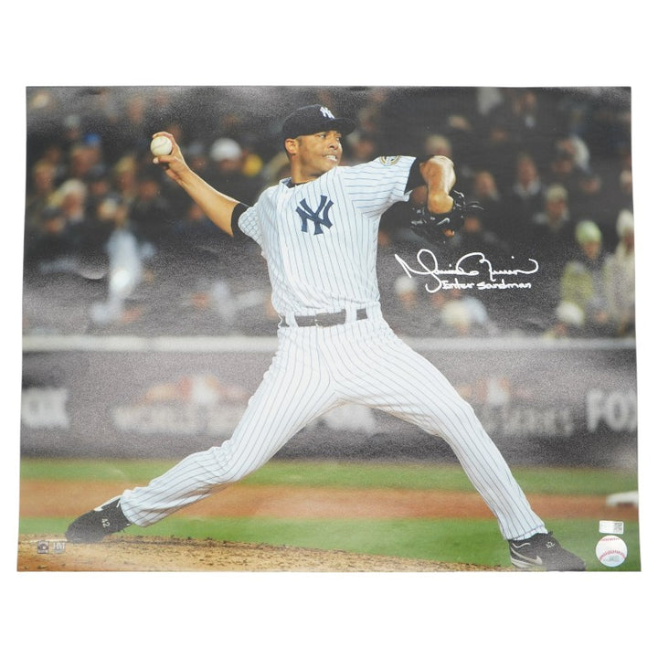 Mariano Rivera New York Yankees Autographed Inscribed 16x20 Photograph CX Auth