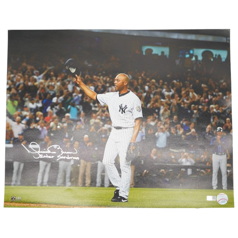 Mariano Rivera New York Yankees Autographed Inscribed 16x20 Final Game Photograph CX Auth