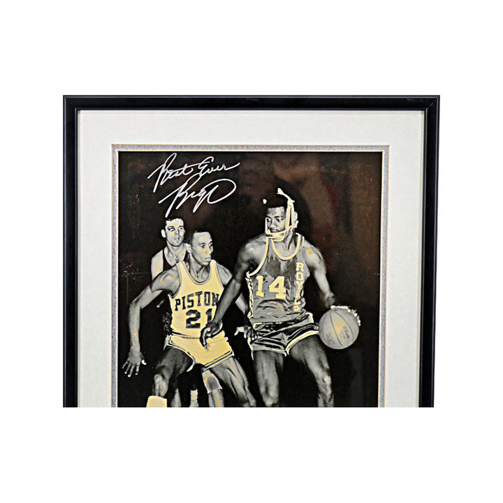 Oscar Robertson Cincinnati Royals Autographed and Framed 11x14 Photograph -Toning on Photograph (Brandon Steiner LOA)