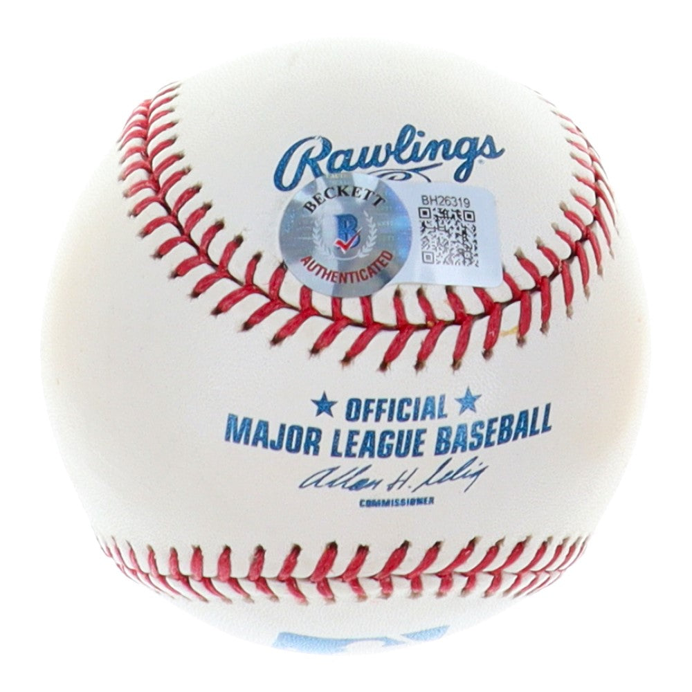 Ralph Houk New York Yankees Manager Signed OML Baseball Inscribed 1961 W.S. Champs (Beckett)