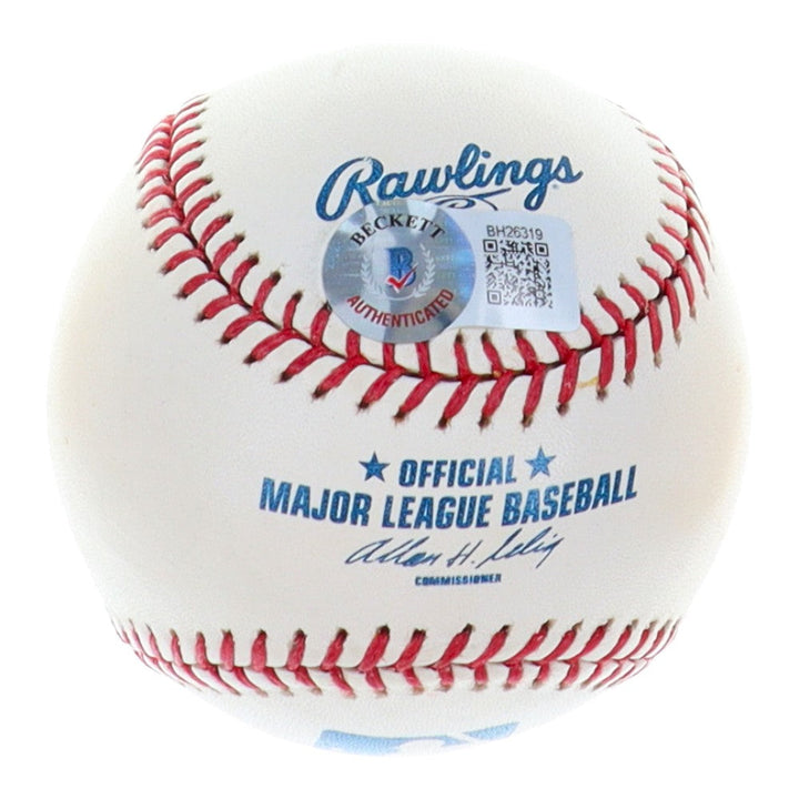 Ralph Houk New York Yankees Manager Signed OML Baseball Inscribed 1961 W.S. Champs (Beckett)