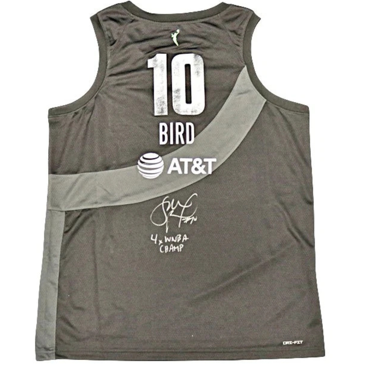 Sue Bird Seattle Storm Autographed Nike Rebel Edition Black Jersey with "4x WNBA Champ" Inscription Signed Under Number (CX Auth)