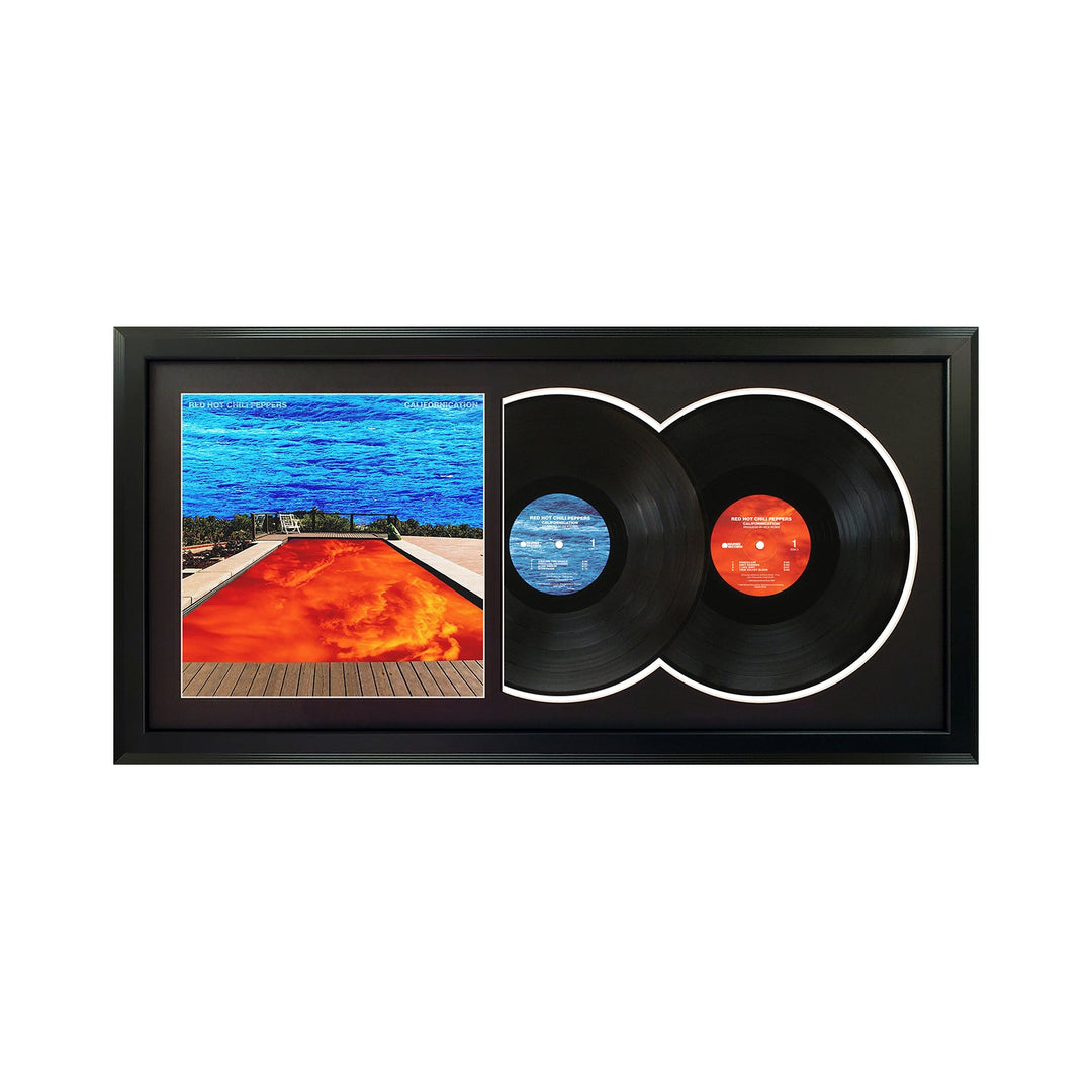 Red Hot Chili Peppers Californication Genuine Double Vinyl Record & Cover Professionally Framed  Display with a Black Mat