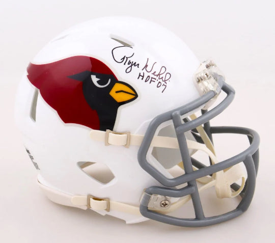 Roger Wiehrli St. Louis Cardinals Signed and Inscribed HOF 07 Speed Mini Helmet (Schwartz Sports COA)