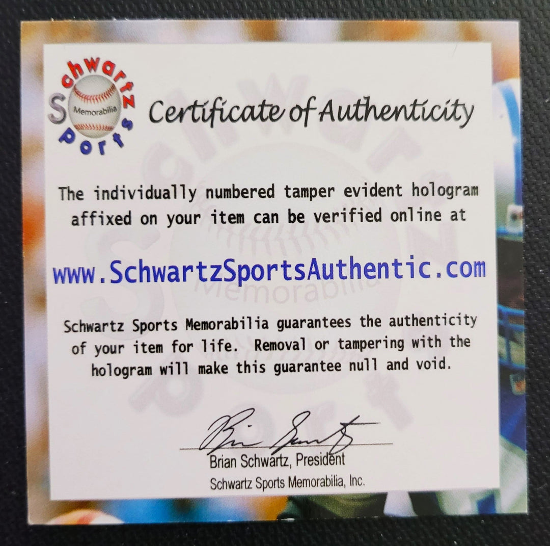 Roger Wiehrli St. Louis Cardinals Signed and Inscribed HOF 07 Speed Mini Helmet (Schwartz Sports COA)