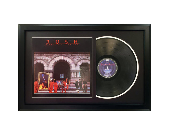 Rush Moving Pictures Genuine Vinyl Record & Cover Professionally Framed 17.5 x 26.5 Display with a Black Mat